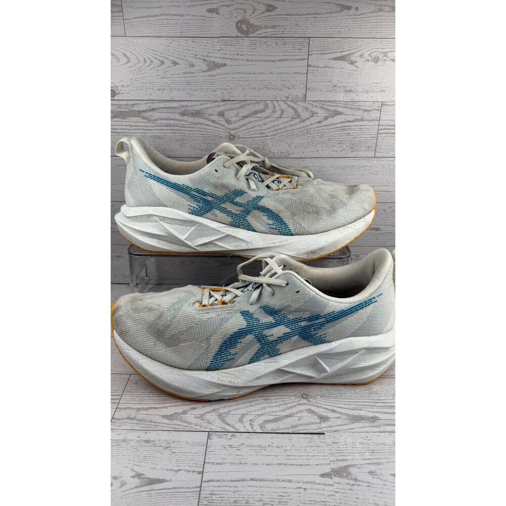 Asics Novablast 5 1011B974 Blue 13D Mens Sneakers Jacquard Running Shoes #117